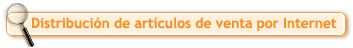 Distribución de artículos de venta por Internet